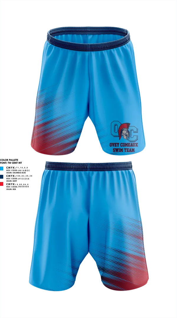 Athletic Shorts With Pockets, Ovey Comeaux Swimming, Swimming, Teamtime, Team time, sublimation, custom sports apparel, team uniforms, spirit wear, spiritwear, sports uniforms, custom shirts, team store, custom team store, fundraiser sports, apparel fundraiser