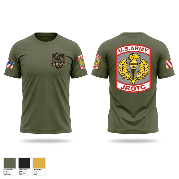 Short Sleeve Performance Shirt, US Army JROTC Robotics, Army, Teamtime, Team time, sublimation, custom sports apparel, team uniforms, spirit wear, spiritwear, sports uniforms, custom shirts, team store, custom team store, fundraiser sports, apparel fundraiser