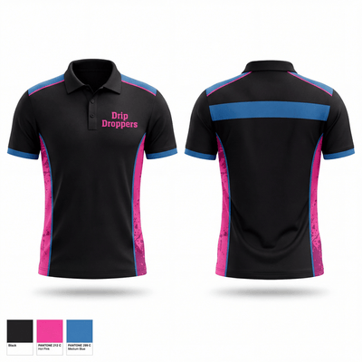 Drip Droppers 47878317 Short Sleeve Performance Polo - 1
