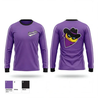 Long Sleeve Performance Shirt, Bandits, Softball, Teamtime, Team time, sublimation, custom sports apparel, team uniforms, spirit wear, spiritwear, sports uniforms, custom shirts, team store, custom team store, fundraiser sports, apparel fundraiser
