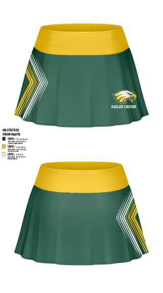 Skort, Eagles, Cheer, Teamtime, Team time, sublimation, custom sports apparel, team uniforms, spirit wear, spiritwear, sports uniforms, custom shirts, team store, custom team store, fundraiser sports, apparel fundraiser