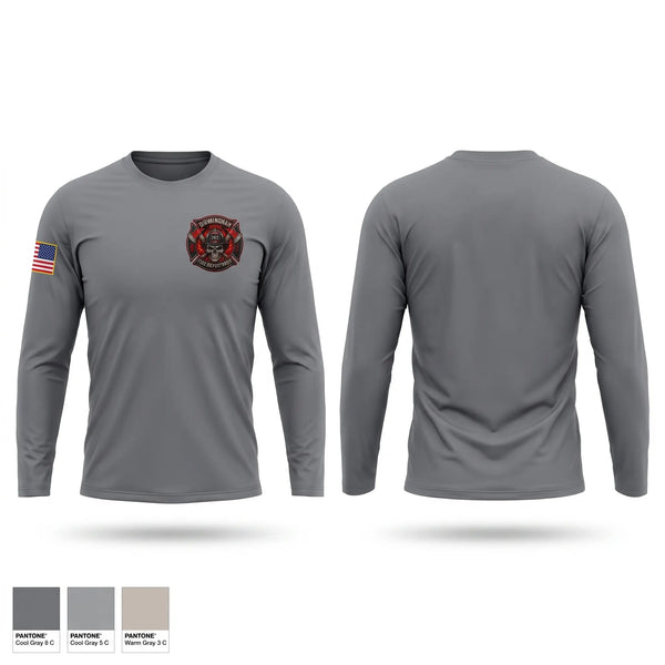 Long Sleeve Performance Shirt, Birmingham Ridge Fire Department, Fire Department, Teamtime, Team time, sublimation, custom sports apparel, team uniforms, spirit wear, spiritwear, sports uniforms, custom shirts, team store, custom team store, fundraiser sports, apparel fundraiser
