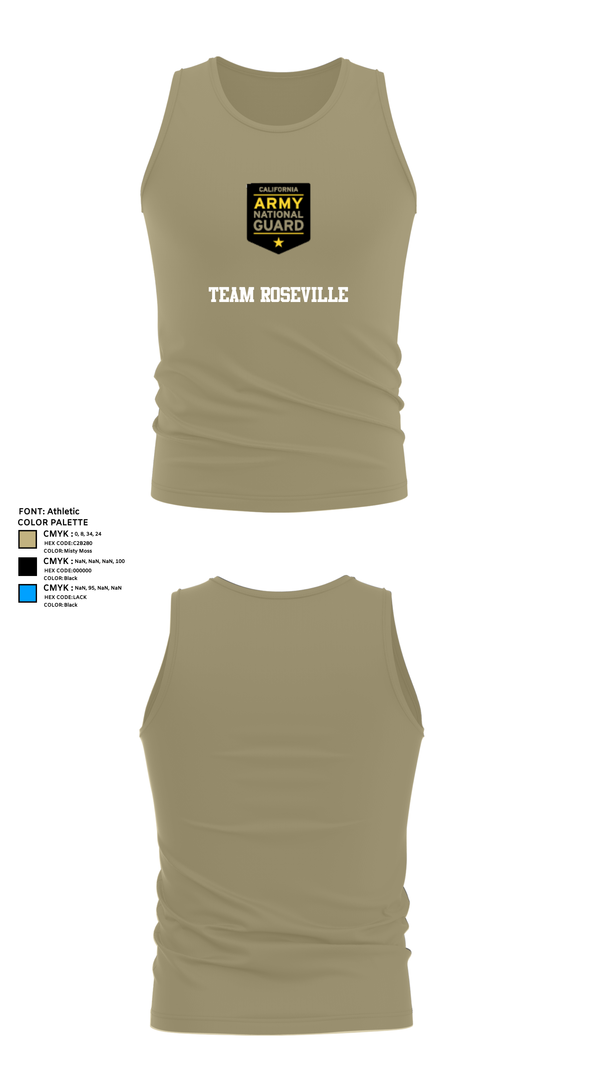 Tank Top, Team Roseville, , Teamtime, Team time, sublimation, custom sports apparel, team uniforms, spirit wear, spiritwear, sports uniforms, custom shirts, team store, custom team store, fundraiser sports, apparel fundraiser