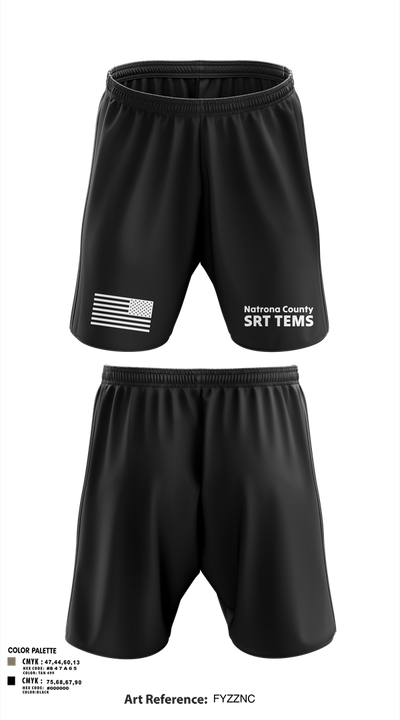 Natrona County SRT TEMS 24087220 Athletic Shorts With Pockets - 3