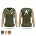 Albany County Sheriff’s CERT Women's Long Sleeve V-neck Shirt - 1