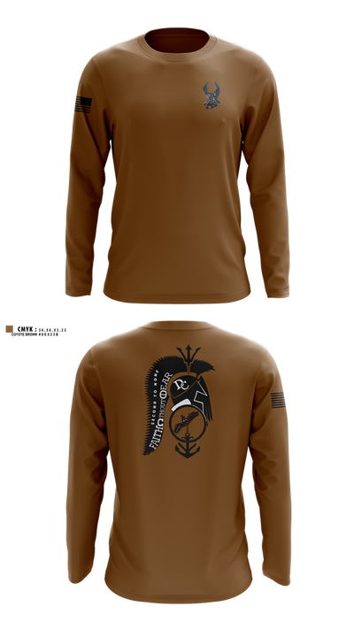 USS Donald Cook 95843456 Long Sleeve Performance Shirt 100