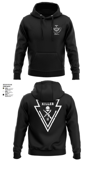 Hoodie, Killer Troop 1st PLT, , Teamtime, Team time, sublimation, custom sports apparel, team uniforms, spirit wear, spiritwear, sports uniforms, custom shirts, team store, custom team store, fundraiser sports, apparel fundraiser