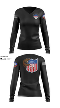 Agif board 96601828 Women's Long Sleeve V-neck Shirt - 101