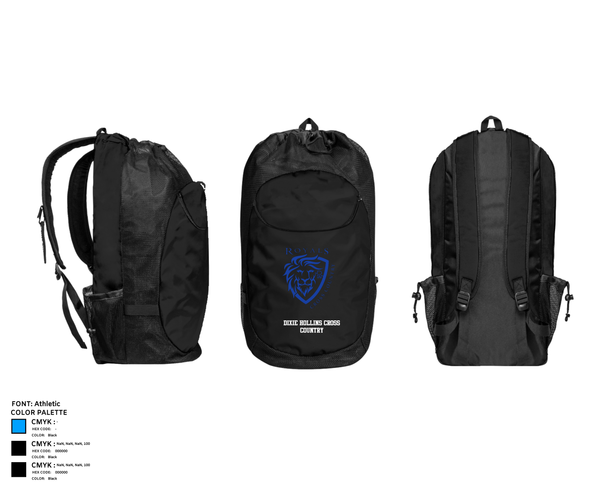 Gear Bag, Dixie Hollins Cross Country, Cross Country, Teamtime, Team time, sublimation, custom sports apparel, team uniforms, spirit wear, spiritwear, sports uniforms, custom shirts, team store, custom team store, fundraiser sports, apparel fundraiser