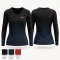 SMOKING STICKS 70335321 Women's Long Sleeve V-neck Shirt - 1