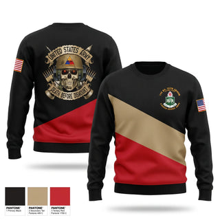 Crew Neck Sweatshirt, 35th armored regiment, Army, Teamtime, Team time, sublimation, custom sports apparel, team uniforms, spirit wear, spiritwear, sports uniforms, custom shirts, team store, custom team store, fundraiser sports, apparel fundraiser