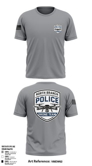 Short Sleeve Performance Shirt, North Branch Police Dept., , Teamtime, Team time, sublimation, custom sports apparel, team uniforms, spirit wear, spiritwear, sports uniforms, custom shirts, team store, custom team store, fundraiser sports, apparel fundraiser