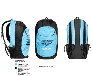 Gear Bag, Strikeforce, Baseball, Teamtime, Team time, sublimation, custom sports apparel, team uniforms, spirit wear, spiritwear, sports uniforms, custom shirts, team store, custom team store, fundraiser sports, apparel fundraiser