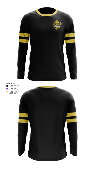 Long Sleeve Performance Shirt, Clutch City Hoops, Men's Basketball, Teamtime, Team time, sublimation, custom sports apparel, team uniforms, spirit wear, spiritwear, sports uniforms, custom shirts, team store, custom team store, fundraiser sports, apparel fundraiser