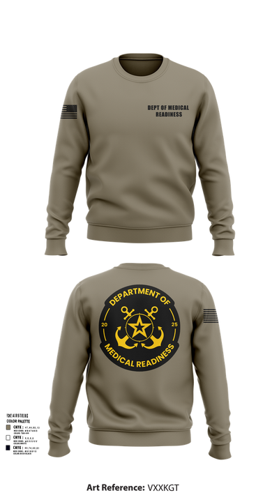 DEPT OF MEDICAL READINESS 60884043 Crew Neck Sweatshirt - 11