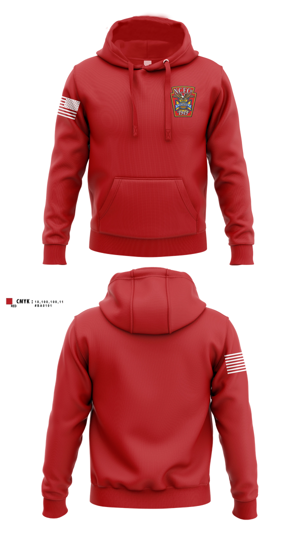 Hoodie, New Centerville & Rural Volunteer Fire Company, Fire Department, Teamtime, Team time, sublimation, custom sports apparel, team uniforms, spirit wear, spiritwear, sports uniforms, custom shirts, team store, custom team store, fundraiser sports, apparel fundraiser