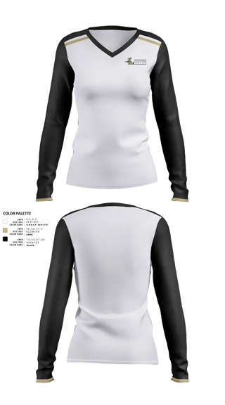 Womens Long Sleeve Vneck Shirt, Lady Westerners, Women's Soccer, Teamtime, Team time, sublimation, custom sports apparel, team uniforms, spirit wear, spiritwear, sports uniforms, custom shirts, team store, custom team store, fundraiser sports, apparel fundraiser
