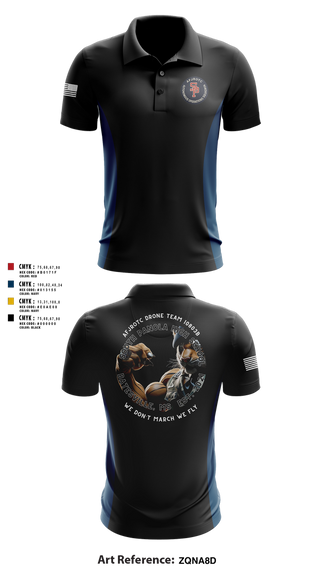 Short Sleeve Performance Polo, AFJROTC MS-081 DRONE TEAM, , Teamtime, Team time, sublimation, custom sports apparel, team uniforms, spirit wear, spiritwear, sports uniforms, custom shirts, team store, custom team store, fundraiser sports, apparel fundraiser