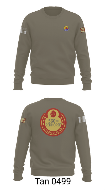 560th Redhorse Unit 43549441 Crew Neck Sweatshirt - 65