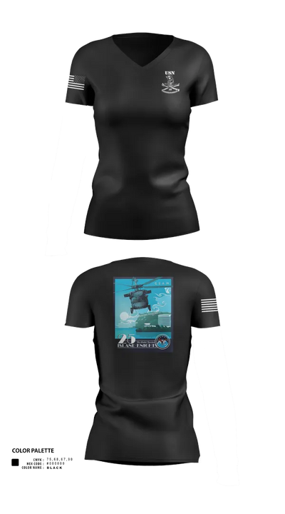 HSC 25 65126261 Women's Short Sleeve V-neck Shirt - 21
