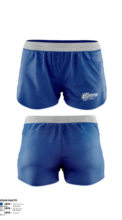 East Central Eagles Cheer 31829524 Women's Shorts - 1