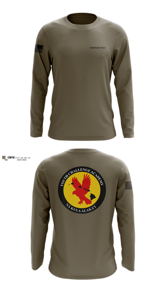 Long Sleeve Performance Shirt, Youth Challenge Academy, National Guard, Teamtime, Team time, sublimation, custom sports apparel, team uniforms, spirit wear, spiritwear, sports uniforms, custom shirts, team store, custom team store, fundraiser sports, apparel fundraiser