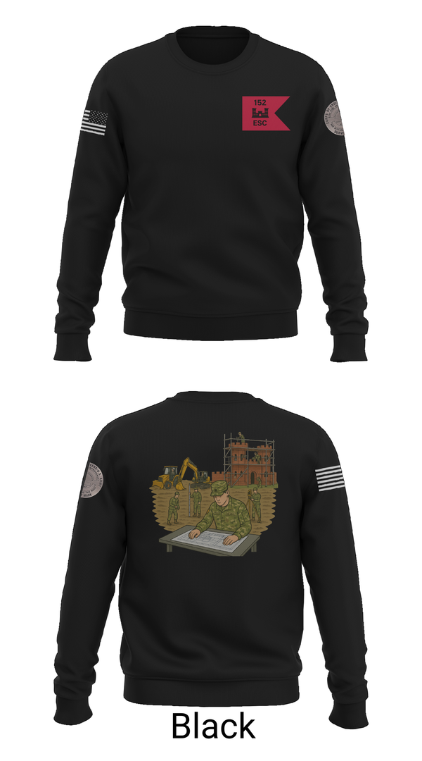 Crew Neck Sweatshirt, 152, Army, Teamtime, Team time, sublimation, custom sports apparel, team uniforms, spirit wear, spiritwear, sports uniforms, custom shirts, team store, custom team store, fundraiser sports, apparel fundraiser