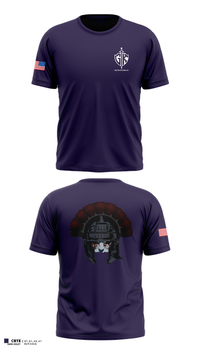 HQ PLT, A CO, USDB BN (CORR) 15623117 Short Sleeve Performance Shirt - 2