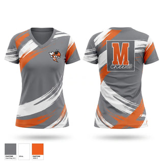 Womens Short Sleeve Vneck Shirt, Jackets, Cheer, Teamtime, Team time, sublimation, custom sports apparel, team uniforms, spirit wear, spiritwear, sports uniforms, custom shirts, team store, custom team store, fundraiser sports, apparel fundraiser