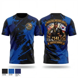 Old School Cotton Feel Shirt, Prince Hall Military Lodge #141, , Teamtime, Team time, sublimation, custom sports apparel, team uniforms, spirit wear, spiritwear, sports uniforms, custom shirts, team store, custom team store, fundraiser sports, apparel fundraiser