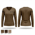 Walsh county sheriff’s office 28876669 Women's Long Sleeve V-neck Shirt - 1