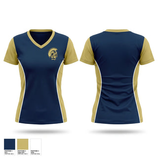Womens Short Sleeve Vneck Shirt, Brentwood Spartans, Softball, Teamtime, Team time, sublimation, custom sports apparel, team uniforms, spirit wear, spiritwear, sports uniforms, custom shirts, team store, custom team store, fundraiser sports, apparel fundraiser