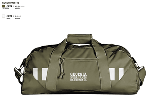 Duffle Bag, Georgia hurricanes, Men's Basketball, Teamtime, Team time, sublimation, custom sports apparel, team uniforms, spirit wear, spiritwear, sports uniforms, custom shirts, team store, custom team store, fundraiser sports, apparel fundraiser