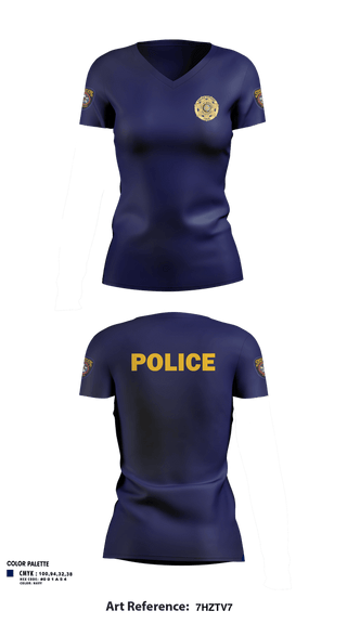 Womens Short Sleeve Vneck Shirt, Skiatook Police Department, Police, Teamtime, Team time, sublimation, custom sports apparel, team uniforms, spirit wear, spiritwear, sports uniforms, custom shirts, team store, custom team store, fundraiser sports, apparel fundraiser
