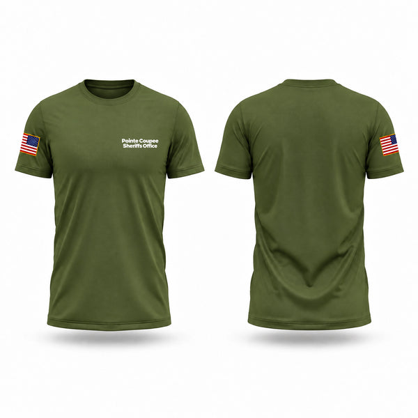 Old School Cotton Feel Shirt, Pointe Coupee Sheriffs Office, Police, Teamtime, Team time, sublimation, custom sports apparel, team uniforms, spirit wear, spiritwear, sports uniforms, custom shirts, team store, custom team store, fundraiser sports, apparel fundraiser
