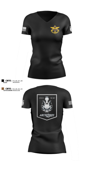 Womens Short Sleeve Vneck Shirt, Fox Co 3-10 GSAB, , Teamtime, Team time, sublimation, custom sports apparel, team uniforms, spirit wear, spiritwear, sports uniforms, custom shirts, team store, custom team store, fundraiser sports, apparel fundraiser