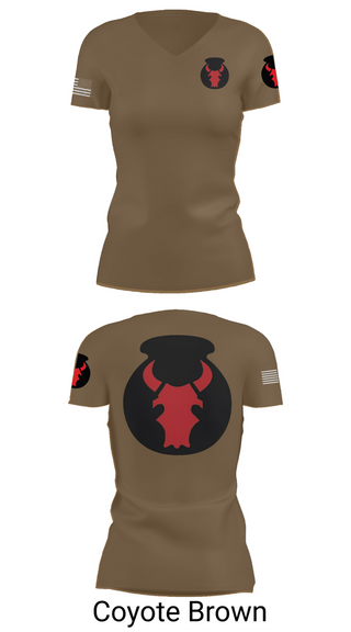 Womens Short Sleeve Vneck Shirt, 2nd Brigade Combat Team, 34th Infantry Division, , Teamtime, Team time, sublimation, custom sports apparel, team uniforms, spirit wear, spiritwear, sports uniforms, custom shirts, team store, custom team store, fundraiser sports, apparel fundraiser