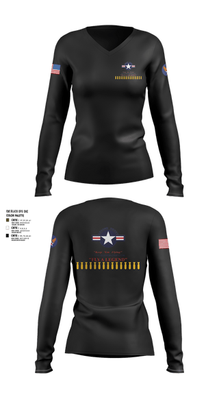 Womens Long Sleeve Vneck Shirt, Legend Hobby, , Teamtime, Team time, sublimation, custom sports apparel, team uniforms, spirit wear, spiritwear, sports uniforms, custom shirts, team store, custom team store, fundraiser sports, apparel fundraiser