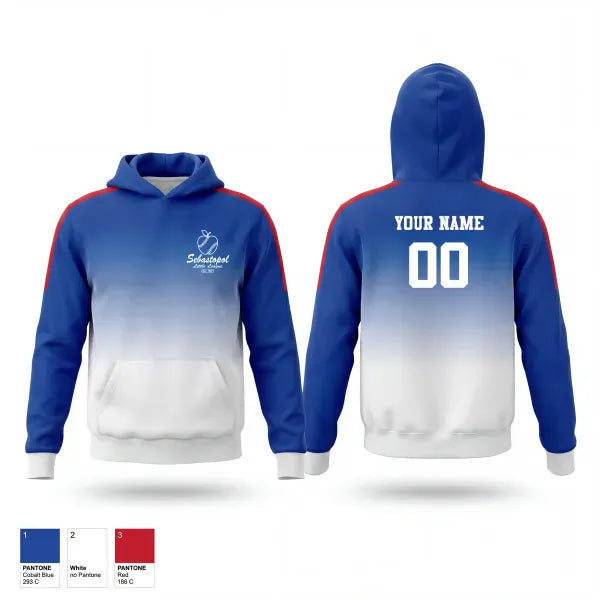 Hoodie, Sebastopol Little League, Baseball, Teamtime, Team time, sublimation, custom sports apparel, team uniforms, spirit wear, spiritwear, sports uniforms, custom shirts, team store, custom team store, fundraiser sports, apparel fundraiser