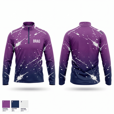 BRAG 61403773 Quarter Zip Jacket - 1