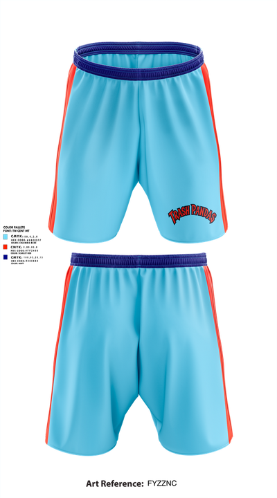 Trash Pandas 50774417 Athletic Shorts With Pockets - 1