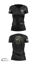 Sheriffs Enforcement Team 64066218 Women's Short Sleeve V-neck Shirt - 21