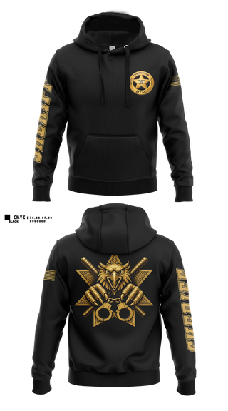 Hoodie, Solano County Sheriff's Office Defensive Tactics Unit, Police, Teamtime, Team time, sublimation, custom sports apparel, team uniforms, spirit wear, spiritwear, sports uniforms, custom shirts, team store, custom team store, fundraiser sports, apparel fundraiser
