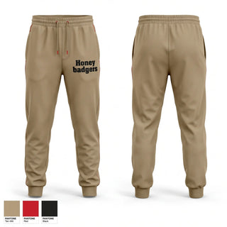 Sweatpants, Honey badgers, Army, Teamtime, Team time, sublimation, custom sports apparel, team uniforms, spirit wear, spiritwear, sports uniforms, custom shirts, team store, custom team store, fundraiser sports, apparel fundraiser