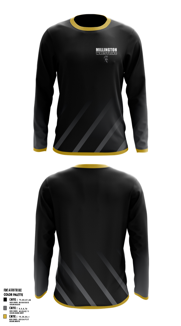 Long Sleeve Performance Shirt, Millington Trojans, Wrestling, Teamtime, Team time, sublimation, custom sports apparel, team uniforms, spirit wear, spiritwear, sports uniforms, custom shirts, team store, custom team store, fundraiser sports, apparel fundraiser