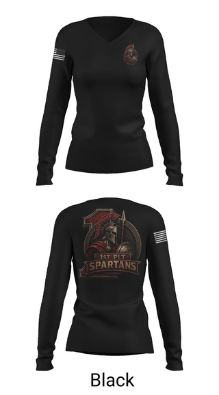 Womens Long Sleeve Vneck Shirt, BOLC, Army, Teamtime, Team time, sublimation, custom sports apparel, team uniforms, spirit wear, spiritwear, sports uniforms, custom shirts, team store, custom team store, fundraiser sports, apparel fundraiser