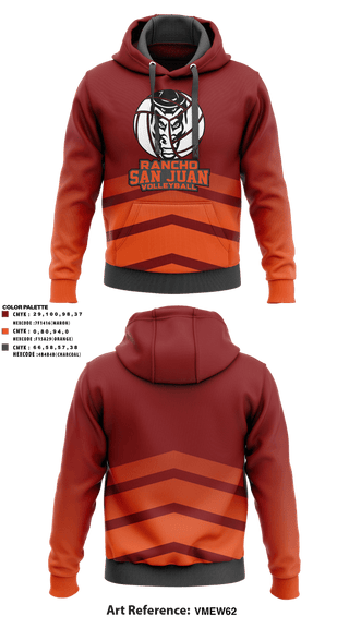 Hoodie, Rancho San Juan Girls Volleyball, Women's Volleyball, Teamtime, Team time, sublimation, custom sports apparel, team uniforms, spirit wear, spiritwear, sports uniforms, custom shirts, team store, custom team store, fundraiser sports, apparel fundraiser