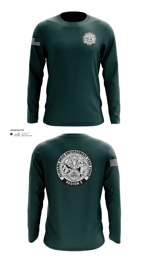 Long Sleeve Performance Shirt, Alabama Drug Enforcement Task Force, Police, Teamtime, Team time, sublimation, custom sports apparel, team uniforms, spirit wear, spiritwear, sports uniforms, custom shirts, team store, custom team store, fundraiser sports, apparel fundraiser