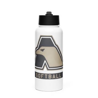 All-Army Softball 18643751 Stainless Steel Water Bottle with a Straw Lid