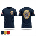 Strafford Police Department 10367410 Old School Cotton Feel Shirt - 1